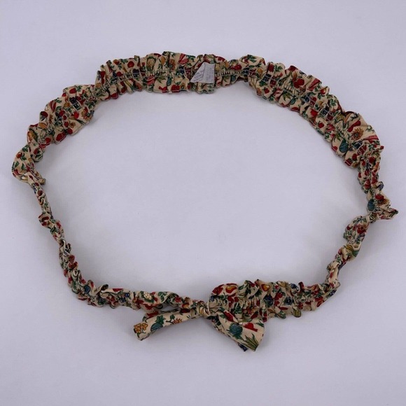 Vegetable Pattern Fabric Liner and Wrap for Peterboro Basket Square Serving Tray - Picture 5 of 7